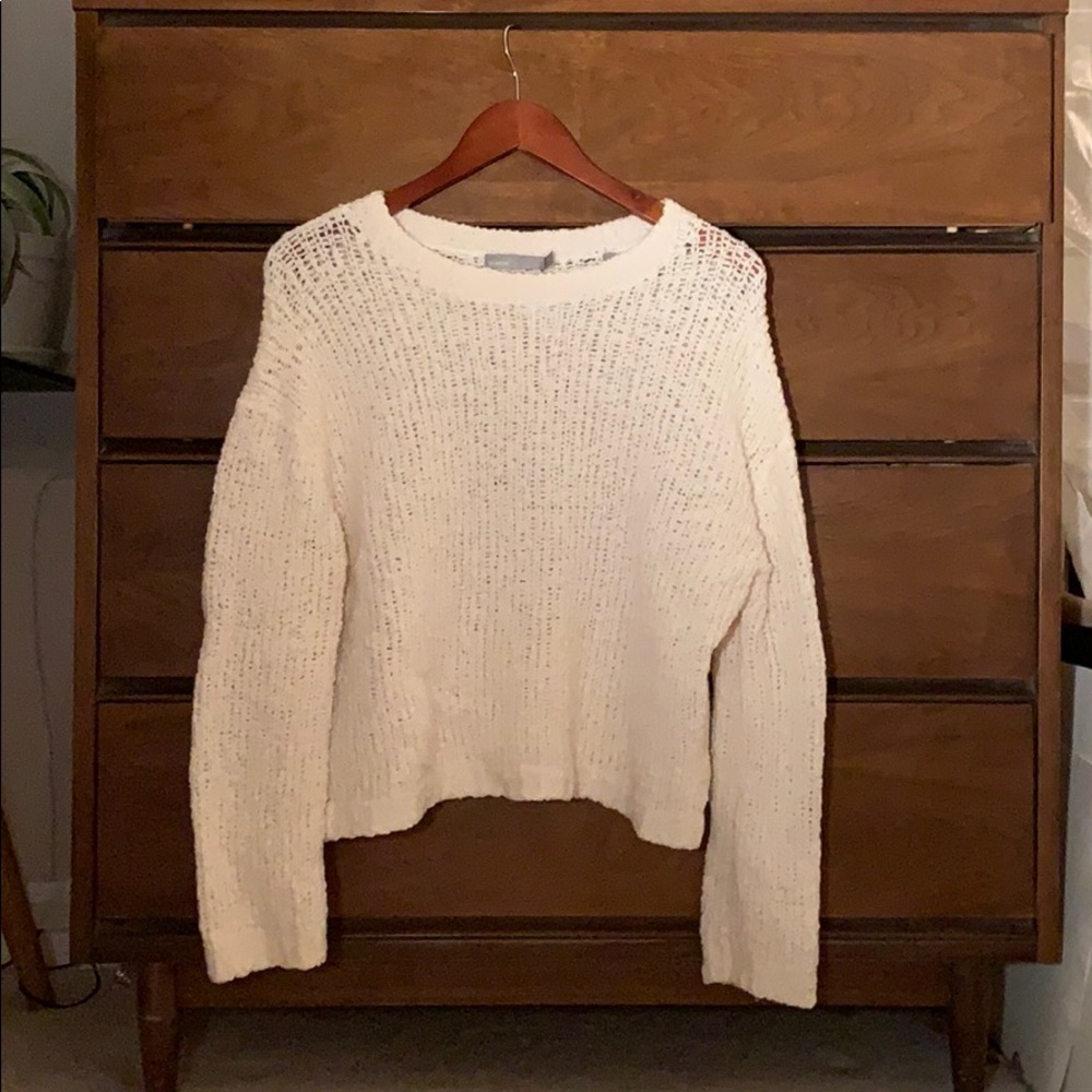 COPY - Vince Beige Knit Pull Over Sweater Wool Blend